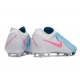 Nike Phantom Luna 2 Elite Firm Ground Low Cut White Blue Pink Football Boots
