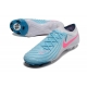 Nike Phantom Luna 2 Elite Firm Ground Low Cut White Blue Pink Football Boots