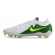 Nike Phantom Luna 2 Elite Firm Ground Low Cut White Green Yelllow Football Boots