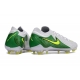 Nike Phantom Luna 2 Elite Firm Ground Low Cut White Green Yelllow Football Boots
