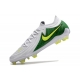 Nike Phantom Luna 2 Elite Firm Ground Low Cut White Green Yelllow Football Boots