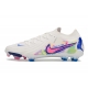 Nike Phantom Luna 2 Elite Firm Ground Low Cut White Pink Blue Football Boots