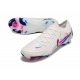 Nike Phantom Luna 2 Elite Firm Ground Low Cut White Pink Blue Football Boots