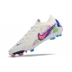 Nike Phantom Luna 2 Elite Firm Ground Low Cut White Pink Blue Football Boots