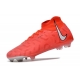 Nike Phantom Luna Elite Firm Ground Bright Crimson White Football Boots