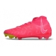 Nike Phantom Luna Elite Firm Ground Pink Yellow Football Boots
