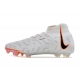 Nike Phantom Luna Elite Firm Ground White Black Total Orange Football Boots
