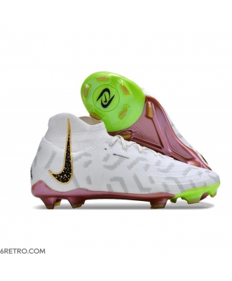 Nike Phantom Luna Elite Firm Ground X WWC Winner White Black Metallic Gold Football Boots