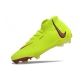 Nike Phantom Luna Elite Firm Ground Yellow Red Football Boots