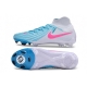 Nike Phantom Luna II Elite Firm Ground High Top Blue White Pink Football Boots