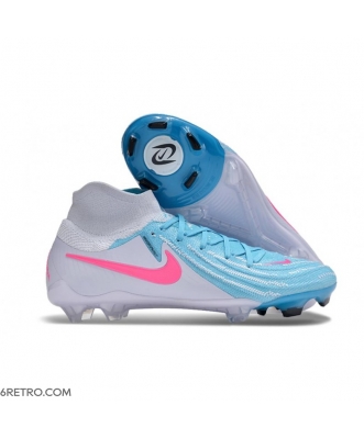 Nike Phantom Luna II Elite Firm Ground High Top Blue White Pink Football Boots