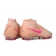 Nike Phantom Luna II Elite Firm Ground High Top Crimson Tint Pink Blast Football Boots