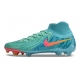Nike Phantom Luna II Elite Firm Ground High Top Green Glow Black Football Boots