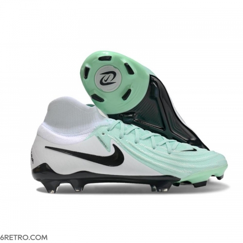 Nike Phantom Luna II Elite Firm Ground High Top Green White Black Football Boots Nike Phantom Luna II Elite Firm Ground High Top Green White Black Football Boots
