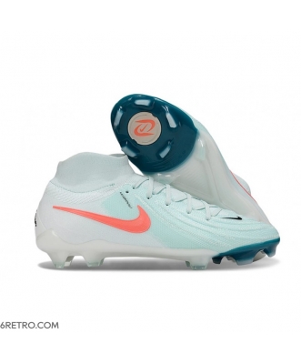 Nike Phantom Luna II Elite Firm Ground High Top Green White Red Football Boots
