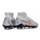 Nike Phantom Luna II Elite Firm Ground High Top Grey Orange Football Boots