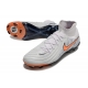 Nike Phantom Luna II Elite Firm Ground High Top Grey Orange Football Boots