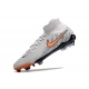 Nike Phantom Luna II Elite Firm Ground High Top Grey Orange Football Boots