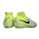 Nike Phantom Luna II Elite Firm Ground High Top Metallic Silver Black Volt Football Boots