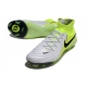 Nike Phantom Luna II Elite Firm Ground High Top Metallic Silver Black Volt Football Boots