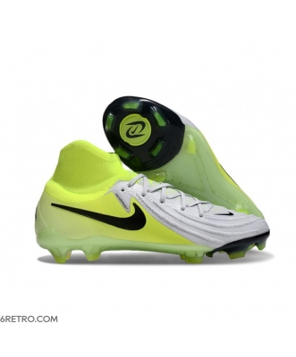 Nike Phantom Luna II Elite Firm Ground High Top Metallic Silver Black Volt Football Boots