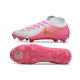 Nike Phantom Luna II Elite Firm Ground High Top Pink White Football Boots
