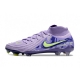 Nike Phantom Luna II Elite Firm Ground High Top Purple Agate Barely Volt Football Boots