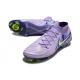 Nike Phantom Luna II Elite Firm Ground High Top Purple Agate Barely Volt Football Boots