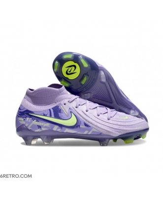 Nike Phantom Luna II Elite Firm Ground High Top Purple Agate Barely Volt Football Boots