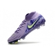Nike Phantom Luna II Elite Firm Ground High Top Purple Agate Barely Volt Football Boots