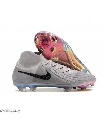 Nike Phantom Luna II Elite Firm Ground High Top Rising Gem - Atmosphere Grey Black Football Boots