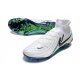 Nike Phantom Luna II Elite Firm Ground High Top White Black Football Boots