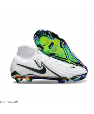 Nike Phantom Luna II Elite Firm Ground High Top White Black Football Boots
