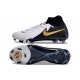 Nike Phantom Luna II Elite Firm Ground High Top White Black Metallic Gold Coin Football Boots Nike Phantom Luna II Elite Firm Ground High Top White Black Metallic Gold Coin Football Boots