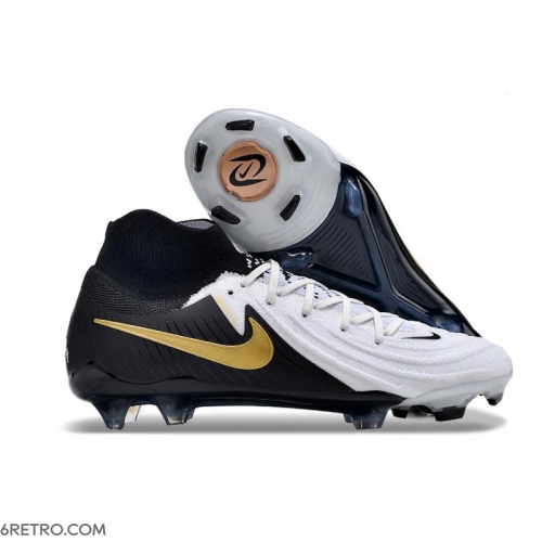 Nike Phantom Luna II Elite Firm Ground High Top White Black Metallic Gold Coin Football Boots Nike Phantom Luna II Elite Firm Ground High Top White Black Metallic Gold Coin Football Boots