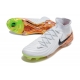 Nike Phantom Luna II Elite Firm Ground High Top White Black Orange Football Boots
