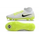 Nike Phantom Luna II Elite Firm Ground High Top White Black Volt Football Boots
