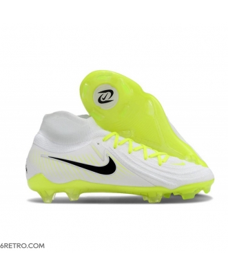 Nike Phantom Luna II Elite Firm Ground High Top White Black Volt Football Boots
