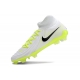 Nike Phantom Luna II Elite Firm Ground High Top White Black Volt Football Boots