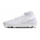Nike Phantom Luna II Elite Firm Ground High Top White Football Boots