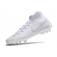 Nike Phantom Luna II Elite Firm Ground High Top White Football Boots