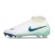 Nike Phantom Luna II Elite Firm Ground High Top White Green Football Boots
