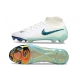 Nike Phantom Luna II Elite Firm Ground High Top White Green Football Boots
