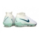 Nike Phantom Luna II Elite Firm Ground High Top White Green Football Boots