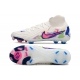 Nike Phantom Luna II Elite Firm Ground High Top White Pink Blue Football Boots