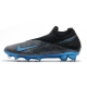 Nike Phantom VSN 2 Elite DF Firm Ground -Black Laser Blue Anthracite Football Boots