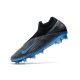 Nike Phantom VSN 2 Elite DF Firm Ground -Black Laser Blue Anthracite Football Boots