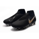 Nike Phantom VSN Elite DF SG-Pro Anti Clog Black Gold Football Boots