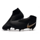 Nike Phantom VSN Elite DF SG-Pro Anti Clog Black Gold Football Boots