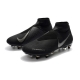 Nike Phantom VSN Elite DF SG-Pro Anti Clog Black Silver Football Boots